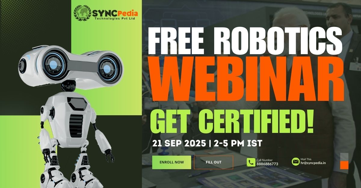 Free Robotics Webinar Poster